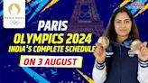 Paris 2024 Olympics, India's Complete Schedule on 3 August: Manu Bhaker Eyes Medal Hat-trick, Hopes on Archers