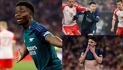 Arsenal player ratings vs Bayern Munich: Gabriel Martinelli mistakes prove costly and Bukayo Saka struggles in Europe again as Gunners' Champions League dreams end in Germany...