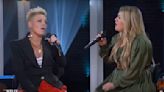 P!NK & Kelly Clarkson Soundwaves Art Raised $60,000 for a Good Cause