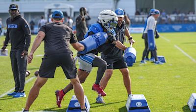 Detroit Lions put the pads back on for training camp practice as calendar turns to August