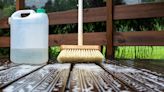 Which deck scrub brush is best for heavy-duty cleaning?