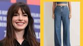 These New Wide-Leg Madewell Jeans Remind Us of Anne Hathaway's Parisian Pair, and They're Doubly Discounted Right Now