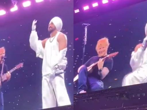 Diljit Dosanjh and Ed Sheeran Reunite to Perform Naina x Shape of You in the UK, Video Breaks Internet - News18