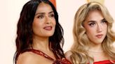 Salma Hayek and Her Daughter, Valentina Paloma Pinault, Matched in Red at the 2023 Oscars