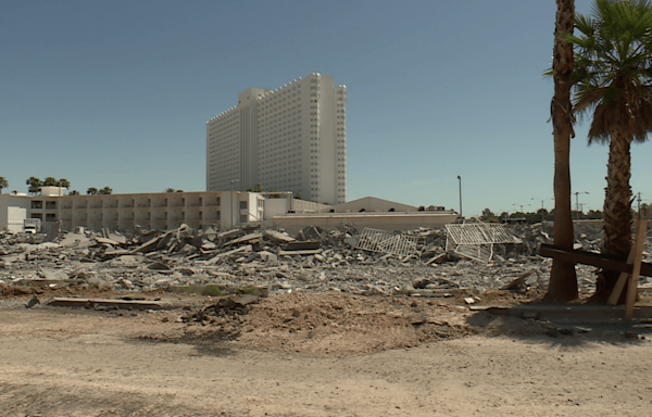 Tropicana Las Vegas begins deconstruction, asbestos remains on the inside