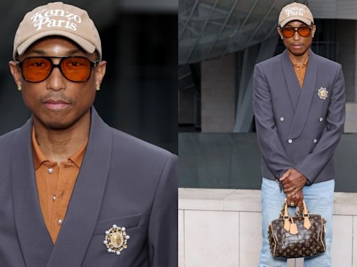 Pharrell Williams Debuts New Crocodile Speedy at Fondation Louis Vuitton’s Prelude to the Paris Games