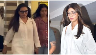 Rani Mukerji, Shilpa Shetty and more stars pay their last respects to Farah Khan's mother Menaka Irani