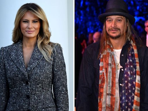 Melania Trump's reaction to Kid Rock's RNC performance goes viral