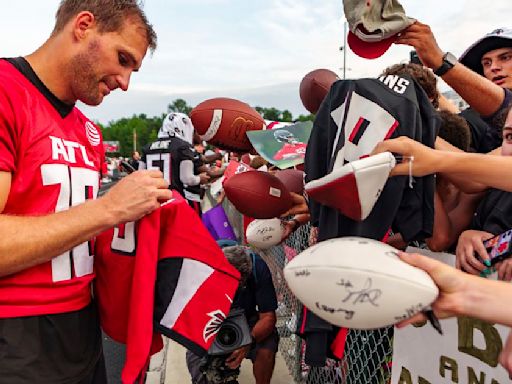 Falcons quarterback Kirk Cousins gives an injury update