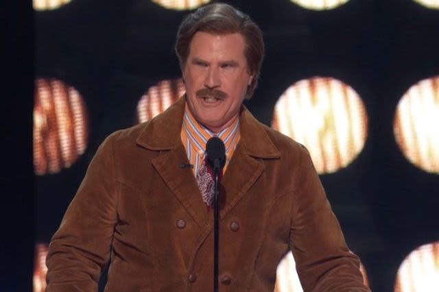 Will Ferrell reprises Ron Burgundy to roast Tom Brady: 'You’ll always be remembered as Eli Manning’s bitch'