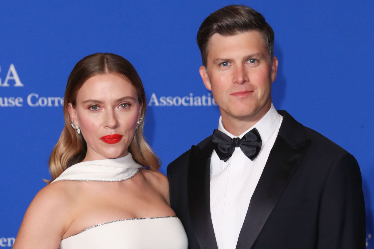 How Colin Jost Reacted to Watching Wife Scarlett Johansson in a 'Montage of Kisses' with Male Costars