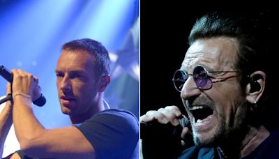 Bono de U2 sorprende: “Coldplay no es una banda de rock. Espero que sea obvio” - La Tercera