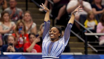 U.S. Trials: Simone Biles moves closer to third Olympic trip