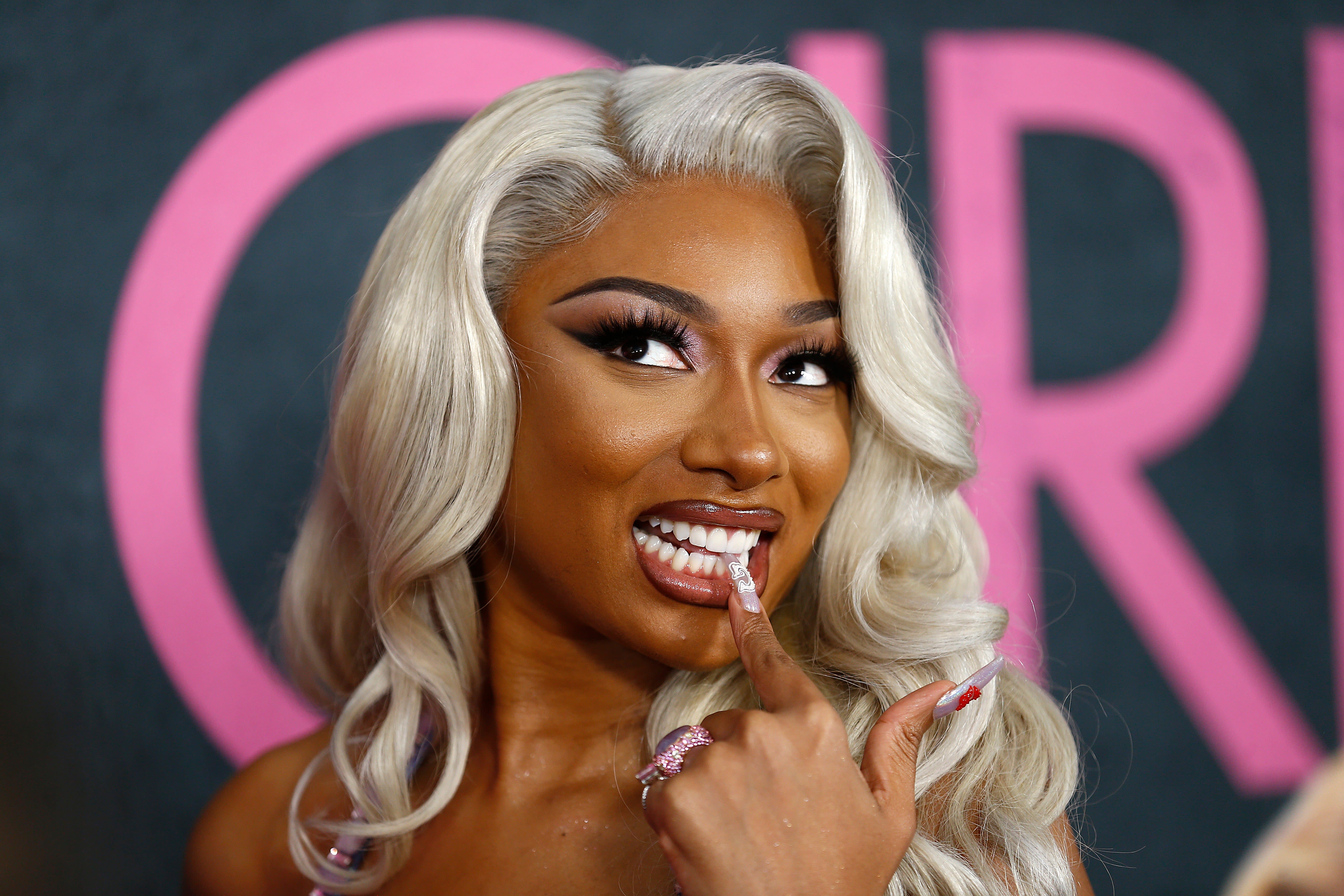 Attention, Attention! Megan Thee Stallion Is Freestyling In Yellow-Blonde Ringlets