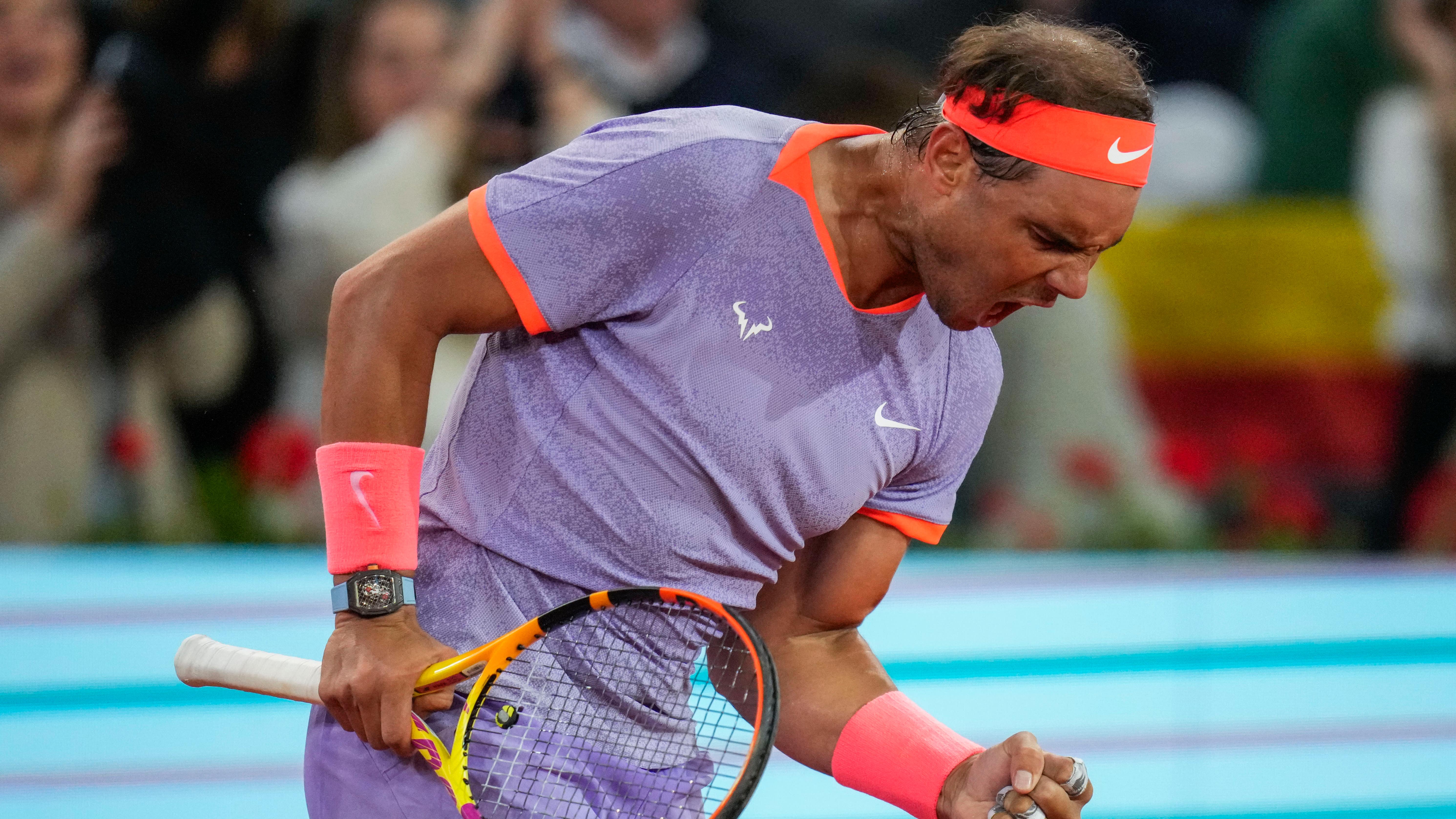 Rafael Nadal sees off Alex De Minaur to reach third round of Madrid Open