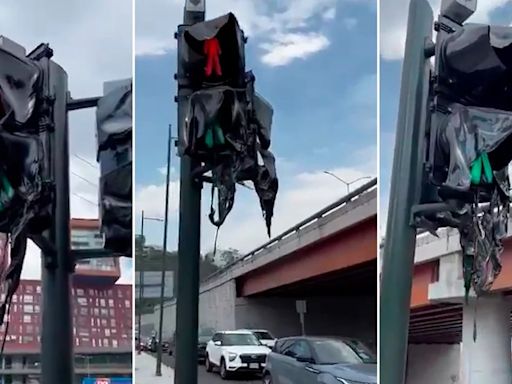 ¿Por qué se derritieron los semáforos en Monterrey? Autoridades aclaran imagen viral en plena ola de calor