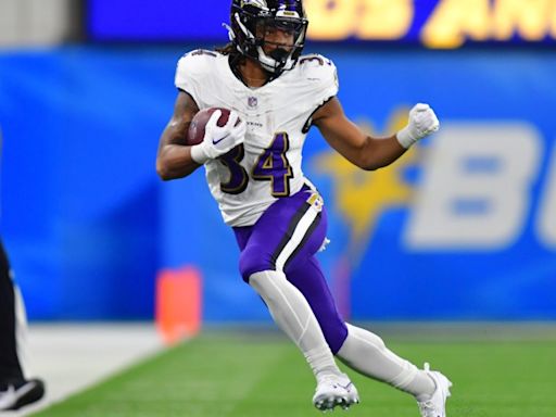 Ravens HC John Harbaugh gives injury update on RB Keaton Mitchell