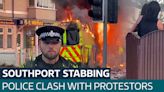 Local anger after protesters clash with police outside Southport mosque - Latest From ITV News
