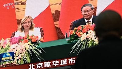 En visite en Chine, la Première ministre italienne Giorgia Meloni cherche à relancer les relations