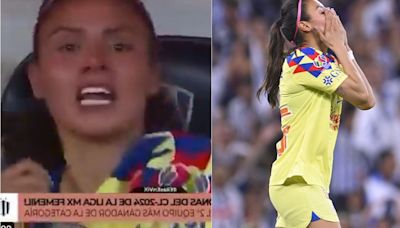 Karen Luna, jugadora del América, explota contra camarógrafo de TUDN tras derrota contra Rayadas