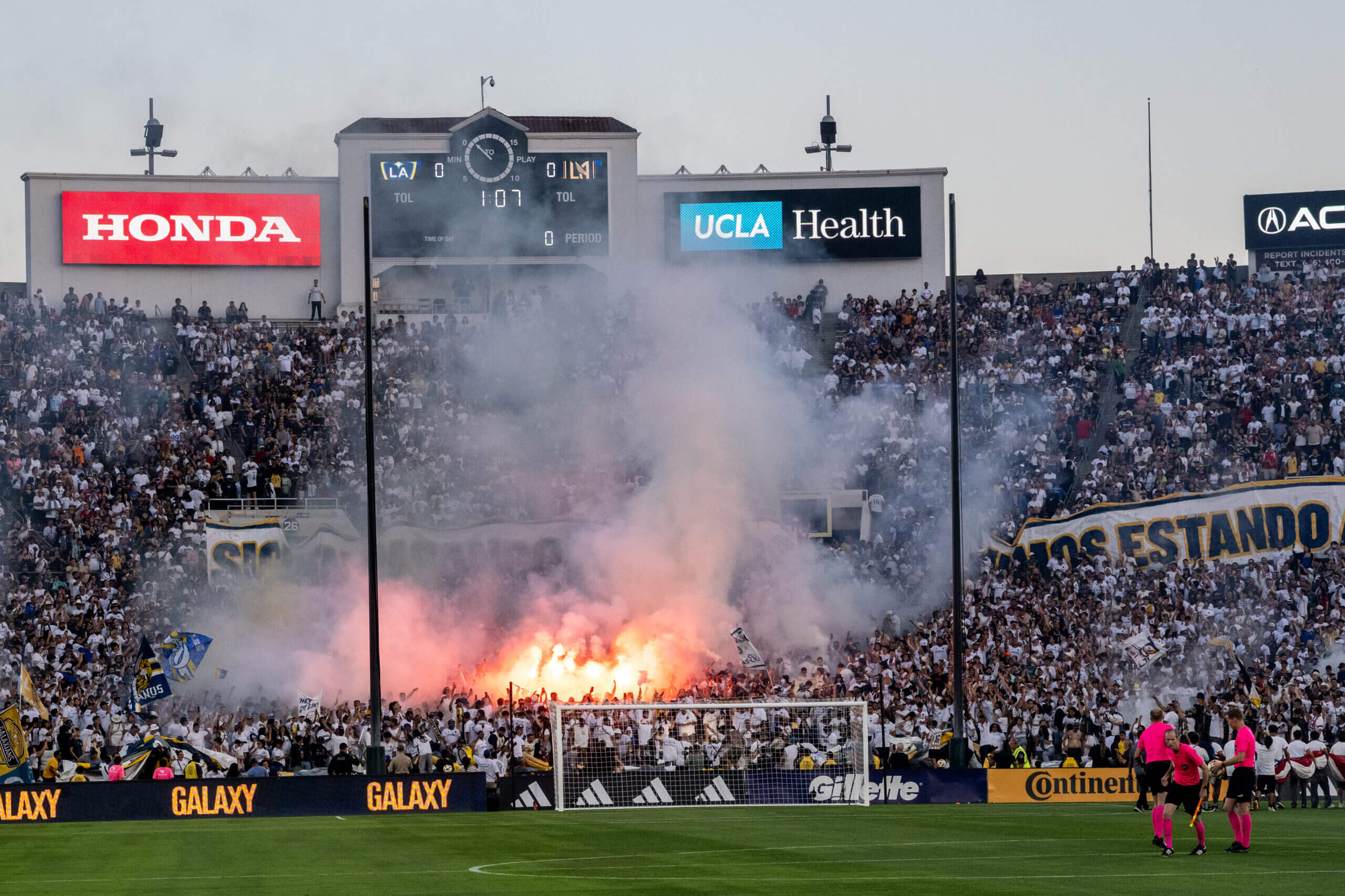 Galaxy fined $100K after supporter group misconduct
