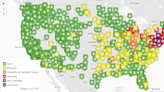 It's hazy in New York. What's the air quality like in Naples, Florida? Check our map for current conditions