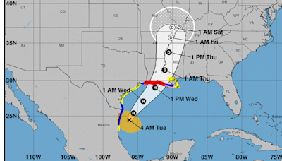 Tropical Storm Francine likely to become a hurricane. Will it make landfall in Texas?