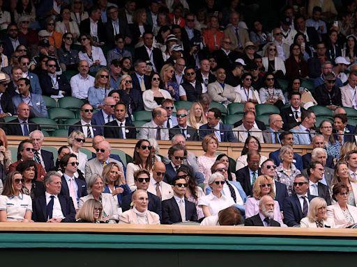 Who's who in the Royal Box at Wimbledon day 12?