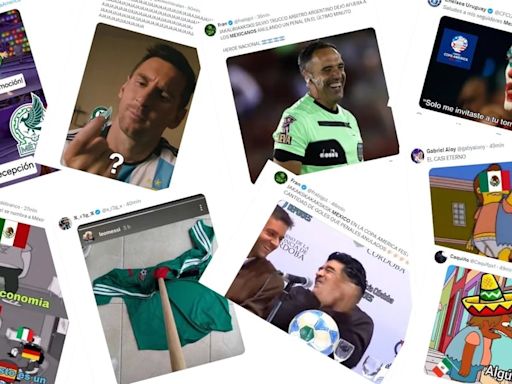 Estallaron los memes por la eliminación de México de la Copa América: la “reacción” de Messi y el rol de Silvio Trucco