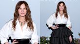 Julia Roberts Adds Voluminous Flairs to Minimalist Puff-sleeve Dress With George Clooney at Joe Biden Campaign Fundraiser