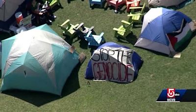 More tents pop up at Massachusetts Institute of Technology in protest of war in Gaza