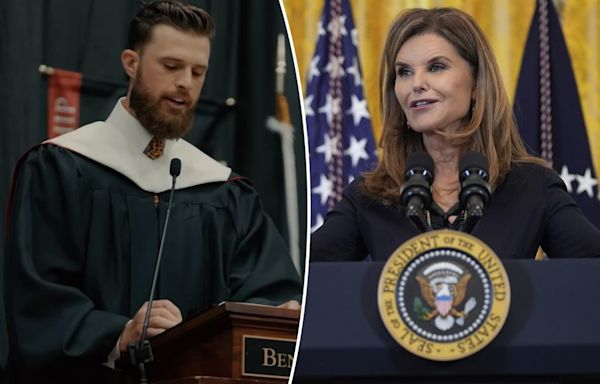 Maria Shriver reacts to Chiefs kicker Harrison Butker’s ‘demeaning’ commencement speech