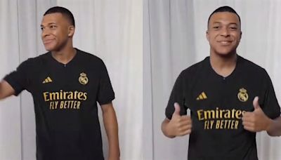 Visten a Mbappé con la equipación del Real Madrid y el resultado ya es viral