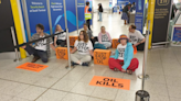 Climate protestors target Gatwick departure gates