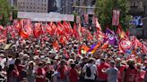 Marchas e protestos no Dia do Trabalhador