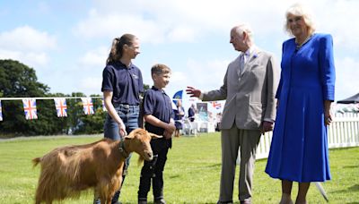 King and Queen grant goat rare royal title as they finish Channel Islands visit