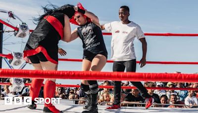 Wrestling royalty in Africa: How Saraya and her family are cracking the continent