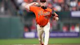 Logan Webb of the San Francisco Giants pitches against the Cincinnati Reds in the second inning at Oracle Park on Friday, May 10, 2024, in San Francisco.