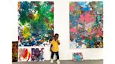 Toddler becomes world's youngest artist