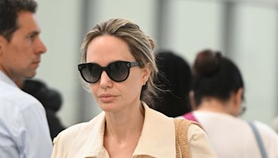 Angelina Jolie Trades Her Nude Pumps For A Surprising Shoe