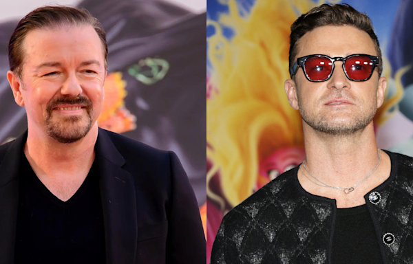 Ricky Gervais' Jab At Justin Timberlake's DWI Arrest Goes Viral, Sparking Mixed Reactions