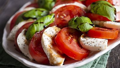 Jamie Oliver's 'super-easy' Caprese salad recipe can be whipped up in 25 minutes