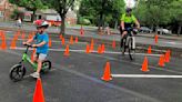 Fox Chapel Police Department hosts bike rodeo outside church