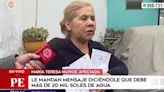 Desesperación en Carabayllo: Vecina debe más de 20 mil soles y pierde acceso al agua por error de Sedapal