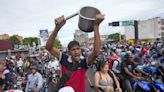 Crowds take to Venezuelan streets to protest what they say is president's attempt to steal election