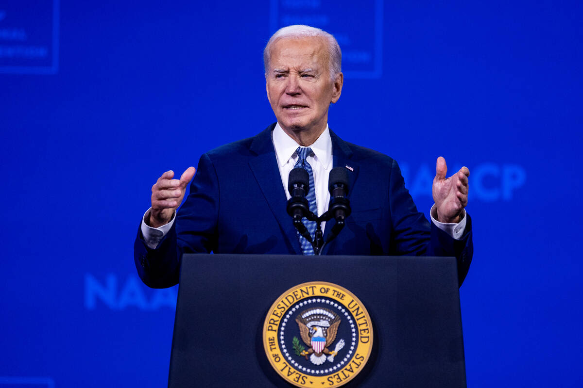 ‘I’m all in!’: Biden touts his record at NAACP conference in Las Vegas