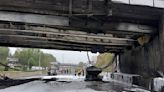 Traffic snarled as workers begin removing bridge over I-95 following truck fire in Connecticut