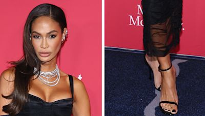 Joan Smalls Dazzles in Giuseppe Zanotti Shoes at The King’s Trust Gala