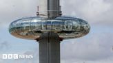 Brighton i360: Iconic tower reopens after repairs to glass panel