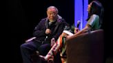 Artist-dissident Ai Weiwei gets 'incorrect' during an appearance at The Town Hall in Manhattan